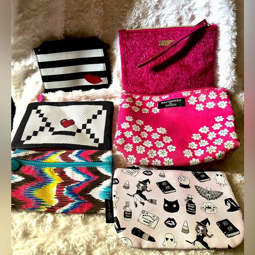 Set of 6 Makeup Bags